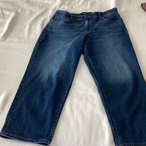 d. jeans Women’s Straight Leg Jeans in Dark Blue Size 14